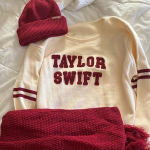 Taylor Swift Red (Taylor's Version) Era Knit Sweater